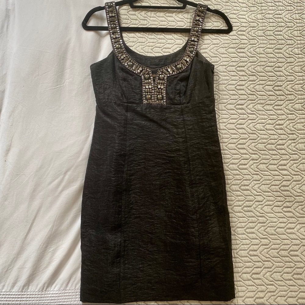 Laundry by Shelli Segal Charcoal Dress